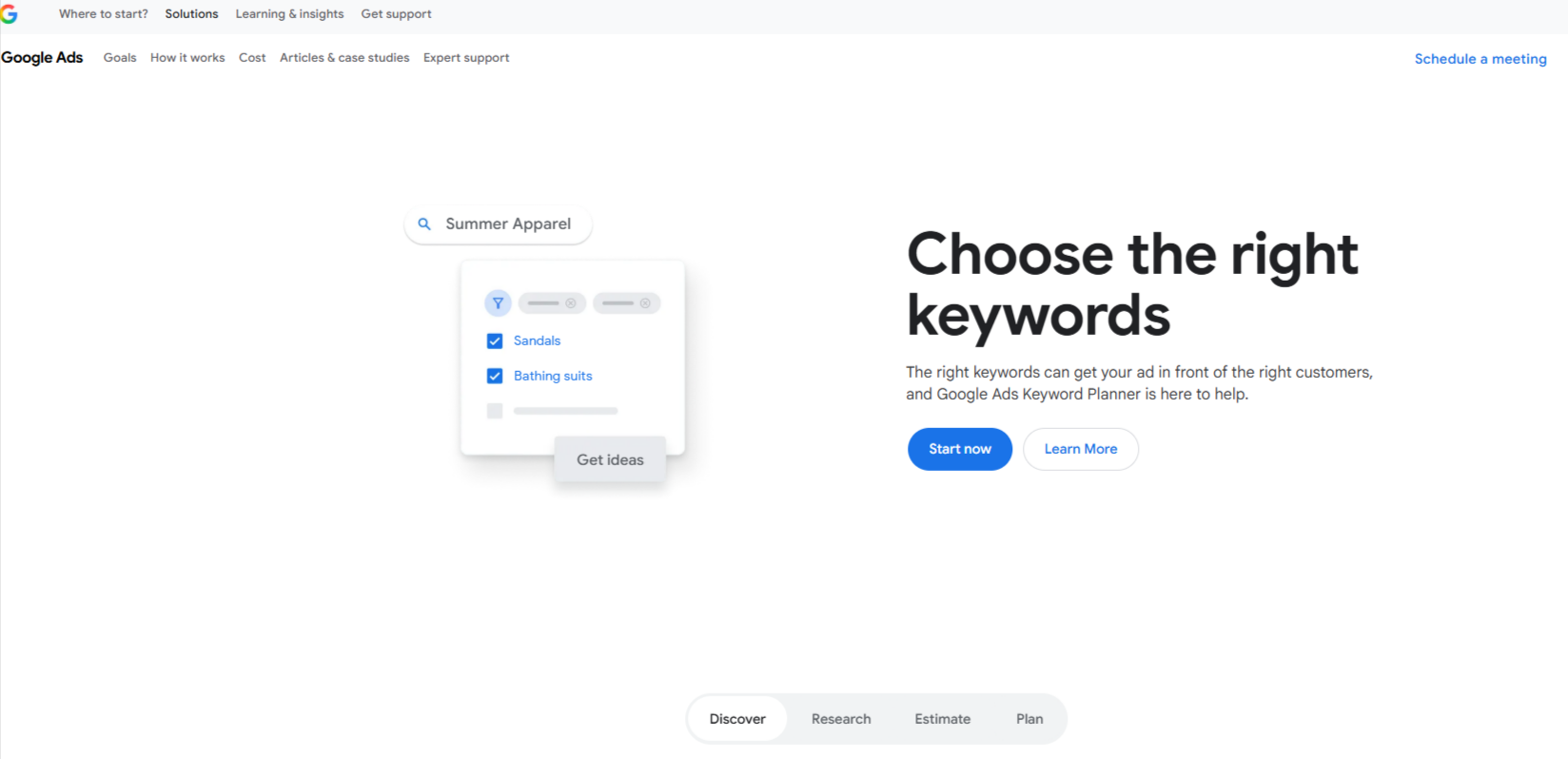 Google Keyword Planner